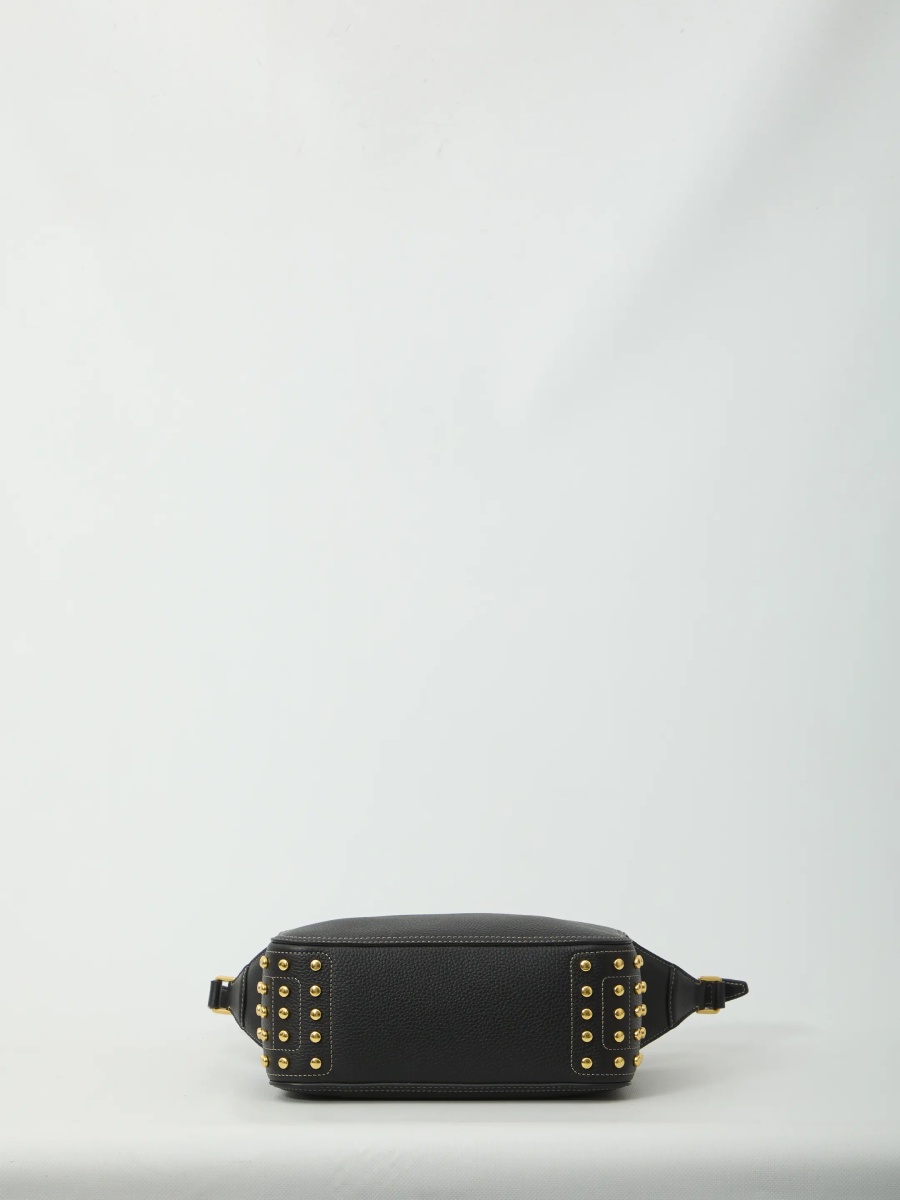 Genti Metal Dots Mini Leather Bag - Img 3