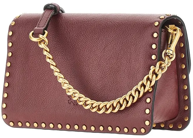 Genti Small 'Love One Slouchy' bag with studs - Img 2