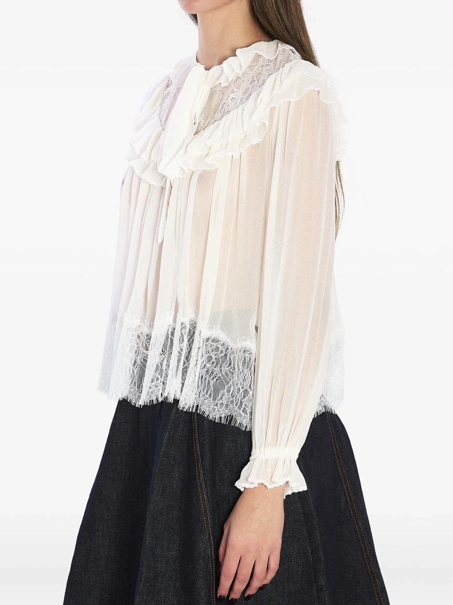 Georgette Lace Blouse - Img 2