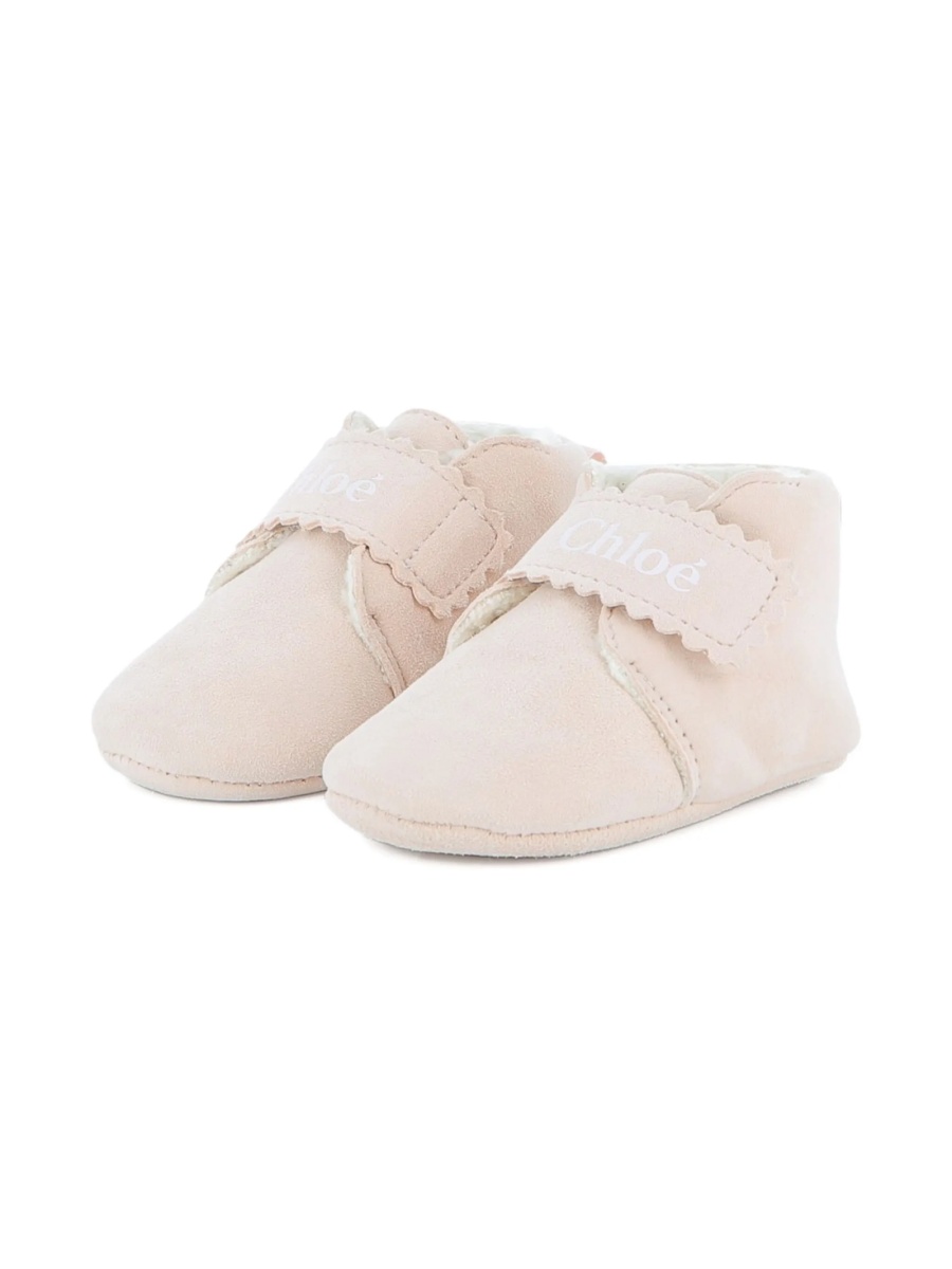 Ghete Chloe neutre din piele - Img 3