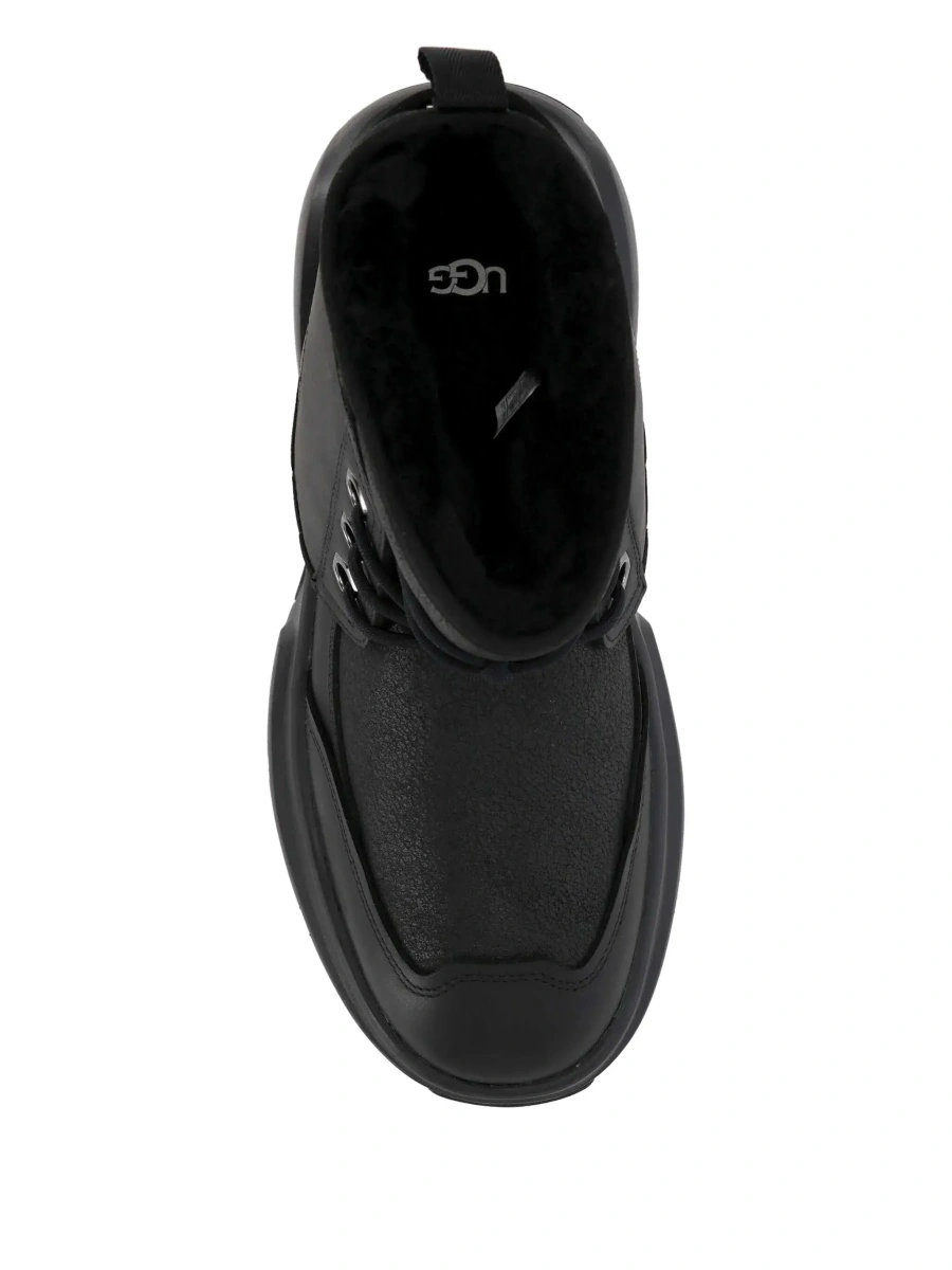 Ghete UGG negre din piele - Img 6