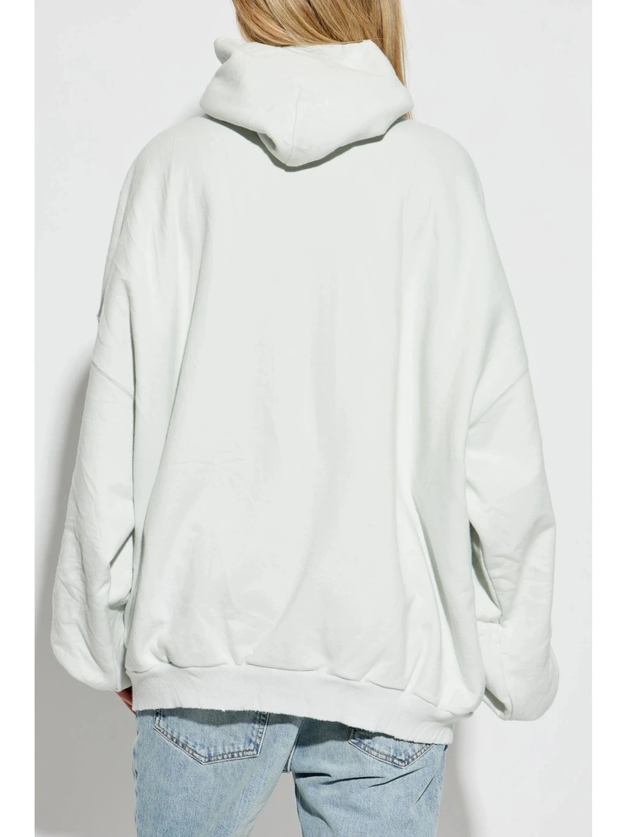 Hanorac Balenciaga alb - Img 4