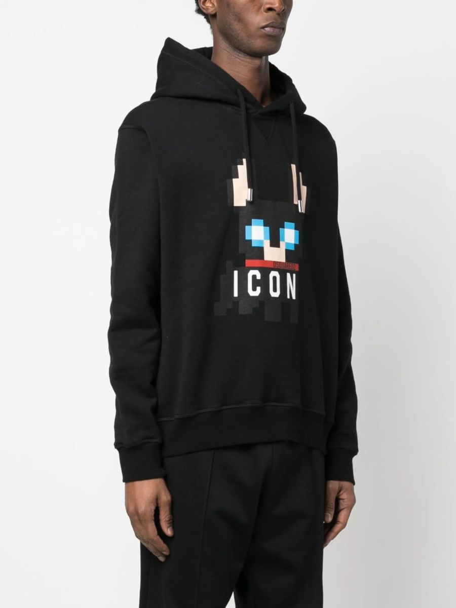 Hanorac DSQUARED2 negru - Img 3