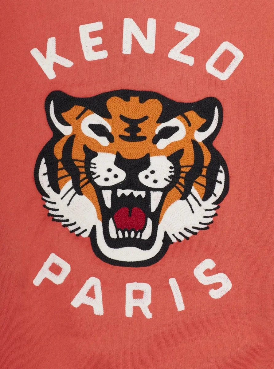 Hanorac Kenzo rosu din bumbac - Img 3
