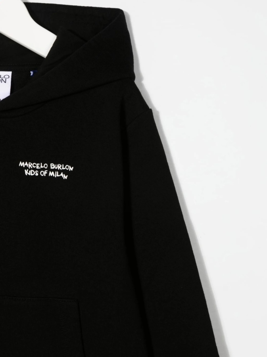Hanorac Marcelo Burlon negru - Img 3