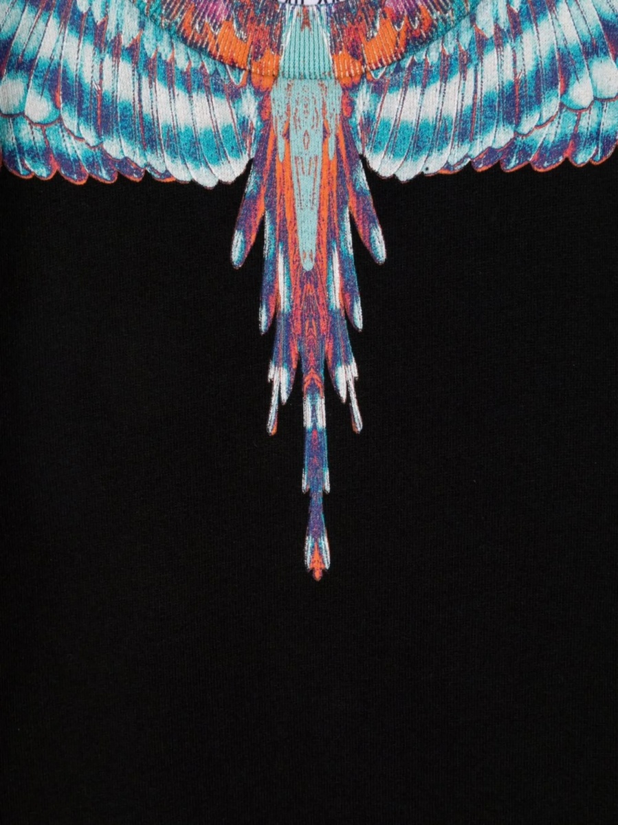 Hanorac Marcelo Burlon negru - Img 3