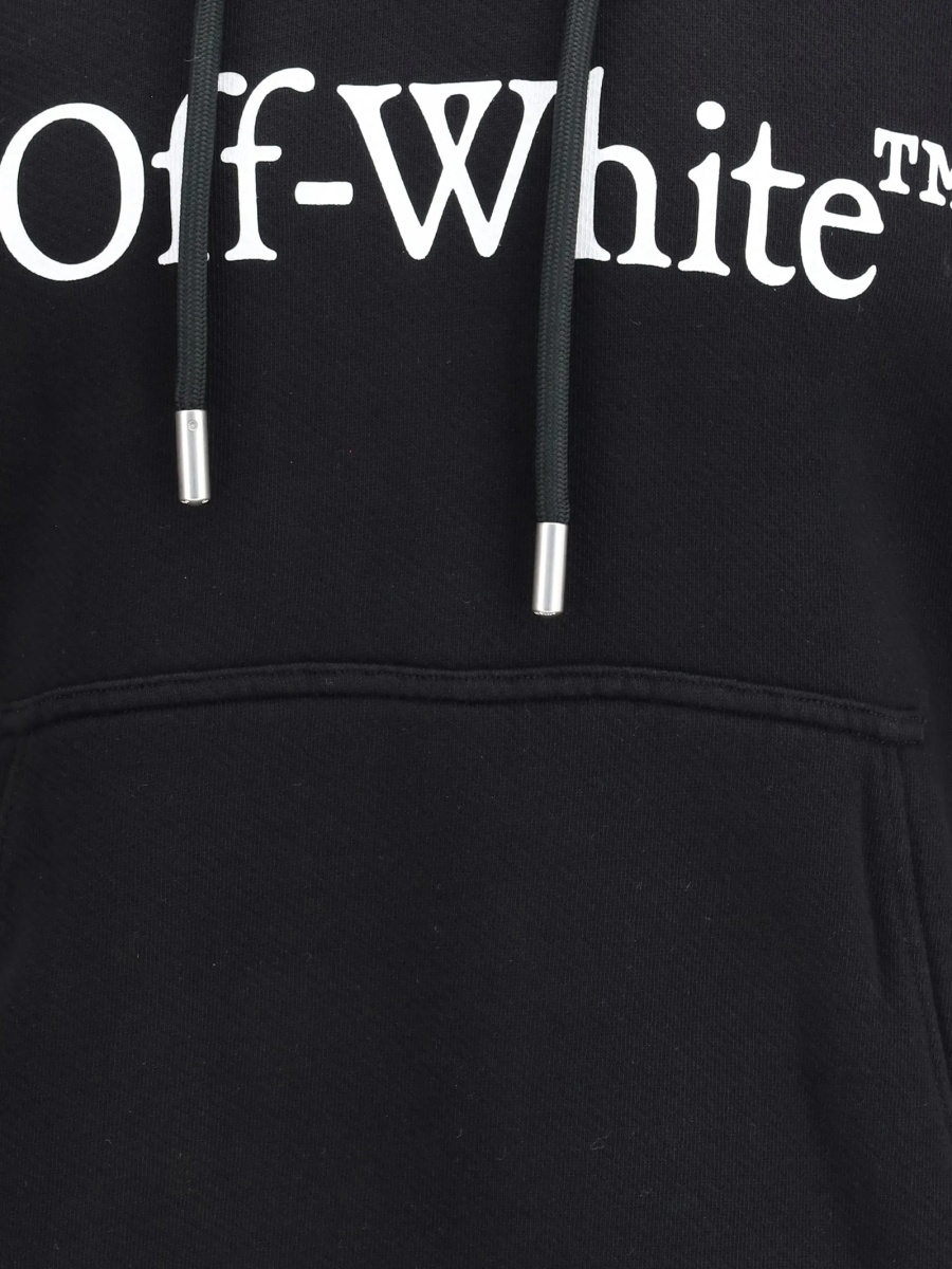 Hanorac Off-White Bookish negru - Img 5