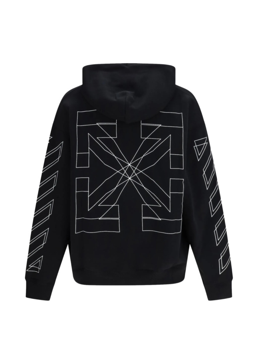 Hanorac Off-White negru - Img 2