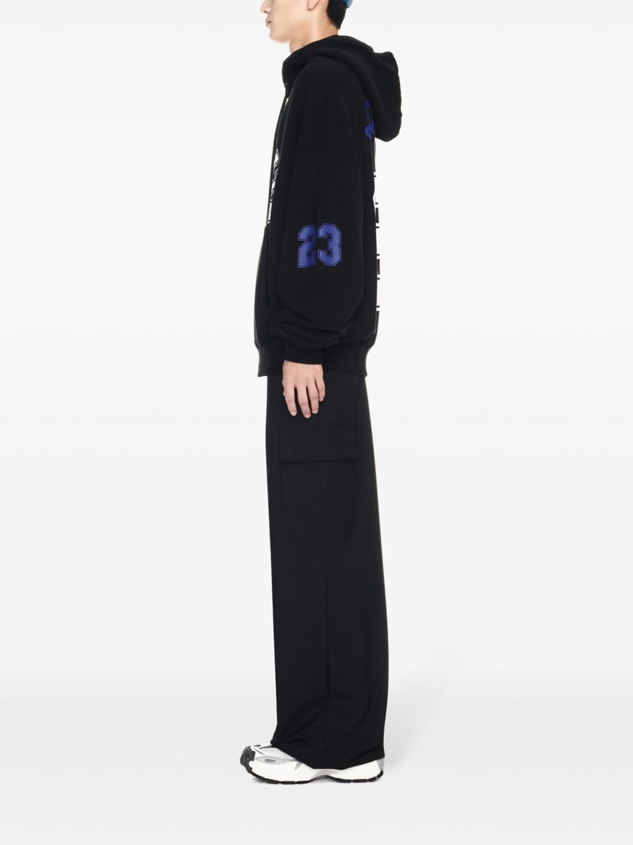Hanorac Off-White Varsity negru - Img 3