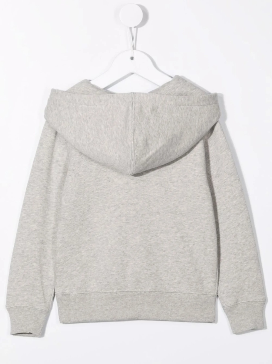 Hanorac Ralph Lauren gri din polyester si bumbac - Img 2