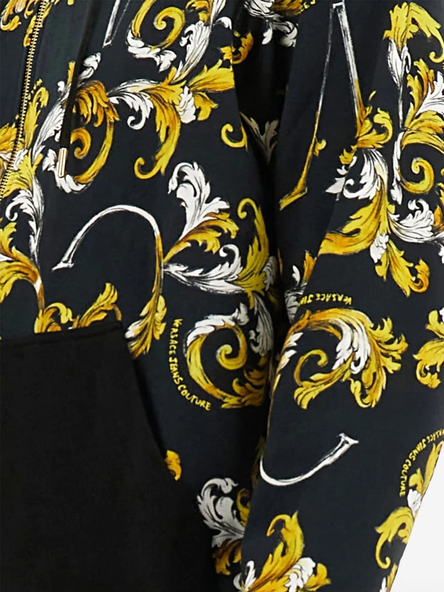 Hanorac Versace Jeans Couture negru - Img 4