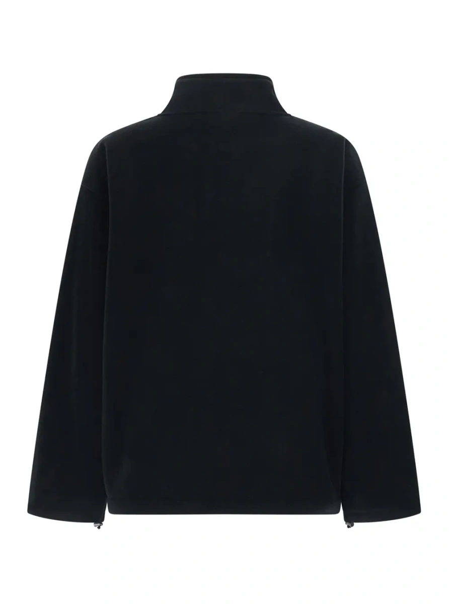 Hanorace Black Fleece Zip Hoodie - Img 2