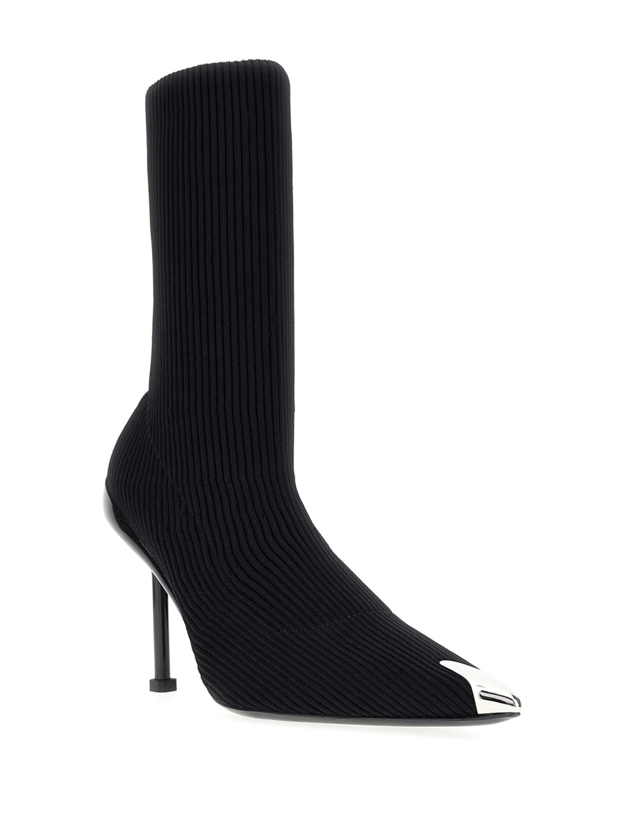 Incaltaminte Alexander McQueen Slash neagra din elastan si poliamida - Img 2