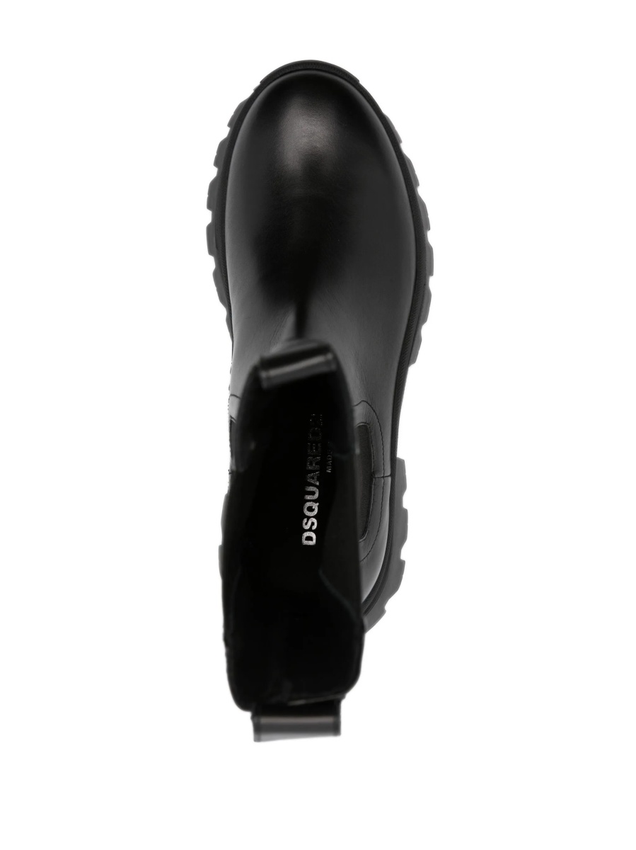 Incaltaminte DSQUARED2 neagra din piele - Img 4