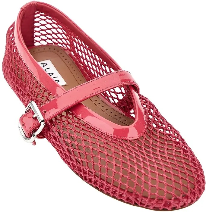 Incaltaminte Fishnet ballerina flats - Img 2