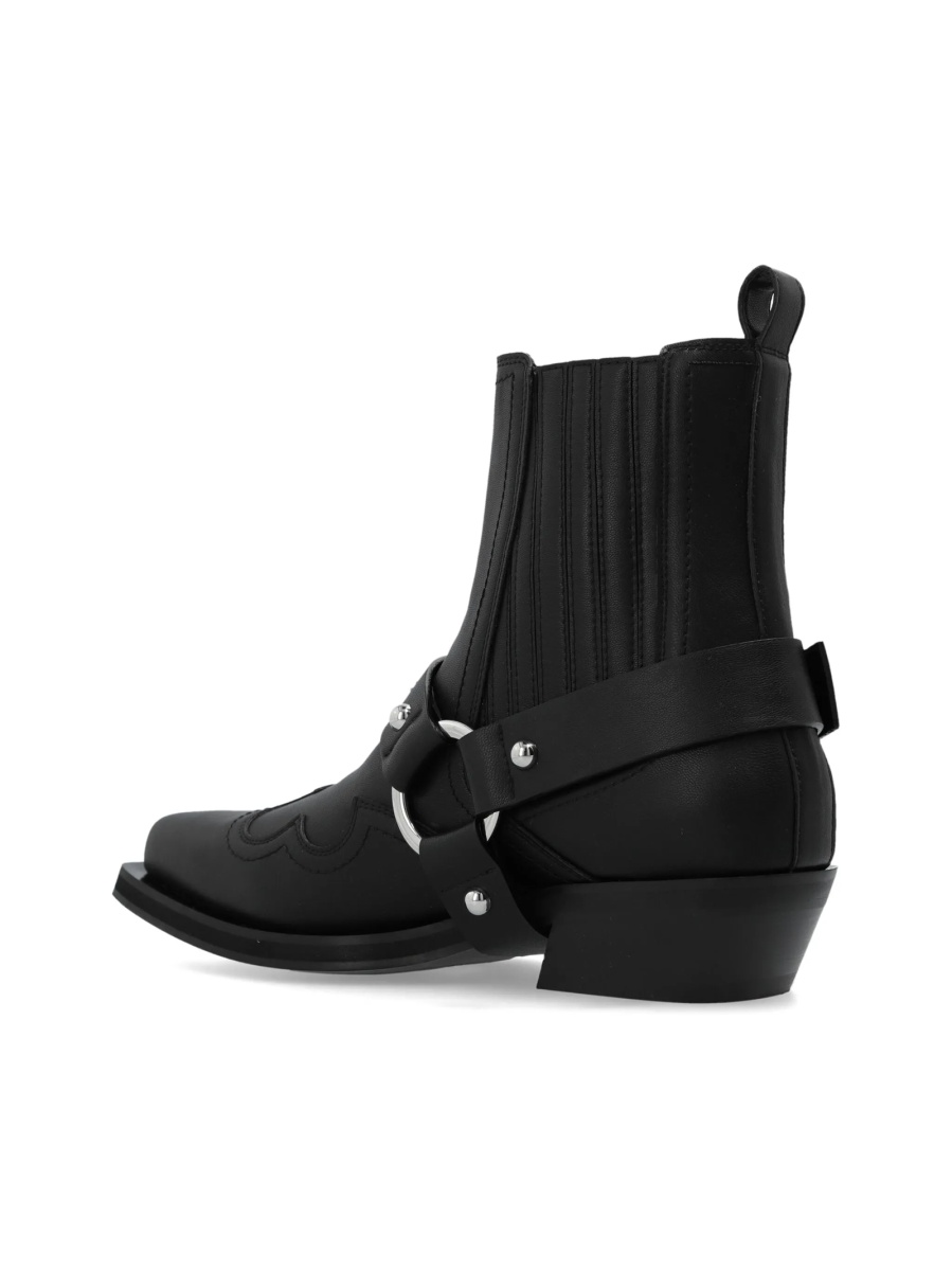 Incaltaminte Ganni neagra din polyester si piele reciclata - Img 5
