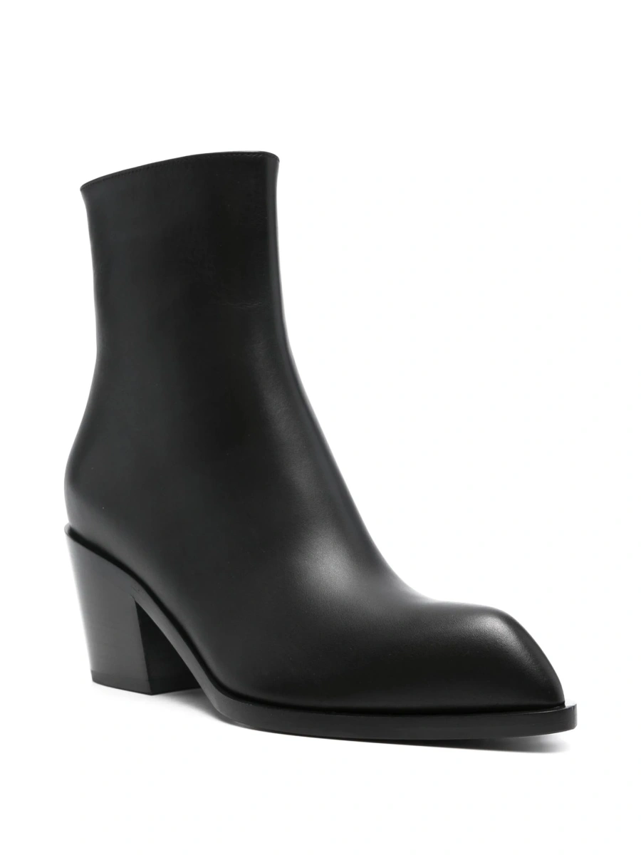 Incaltaminte Gianvito Rossi neagra din piele - Img 2