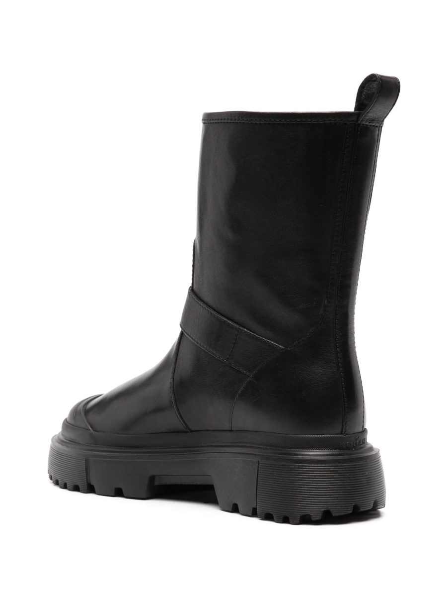 Incaltaminte Hogan neagra din piele - Img 3
