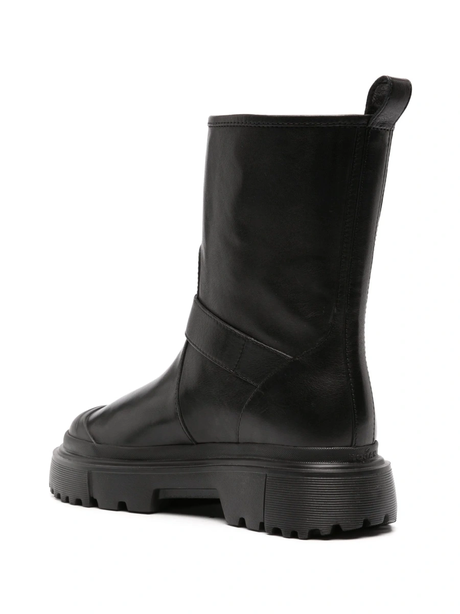 Incaltaminte Hogan neagra din piele - Img 3