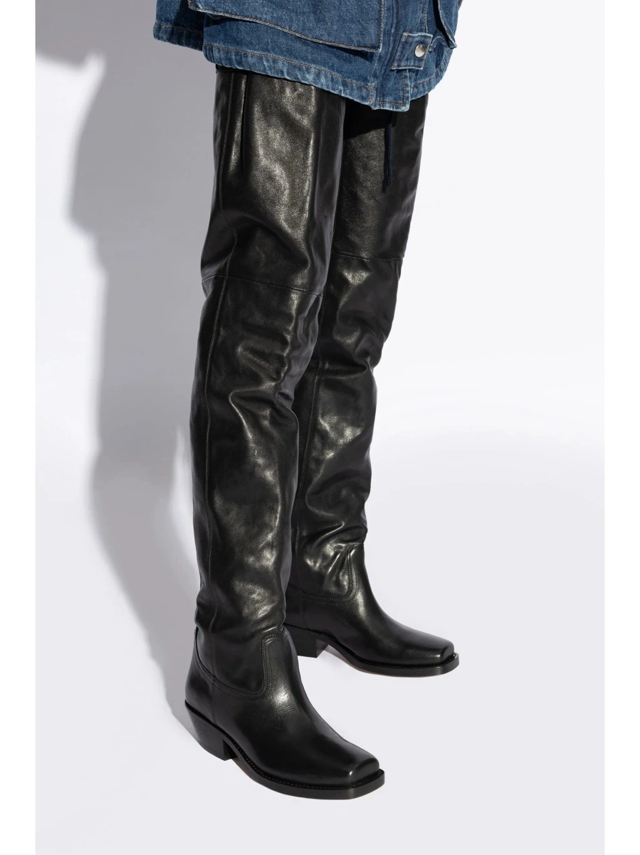 Incaltaminte Isabel Marant neagra din piele - Img 2