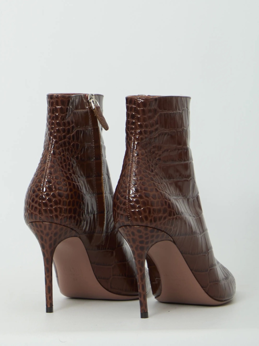 Incaltaminte Vera 85 Ankle Boots In Chocolate - Img 3