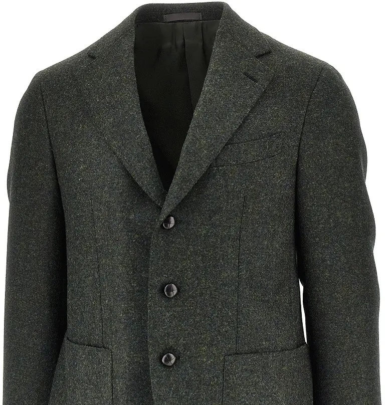 Jacheta 'Aida' single-breasted wool jacket - Img 2