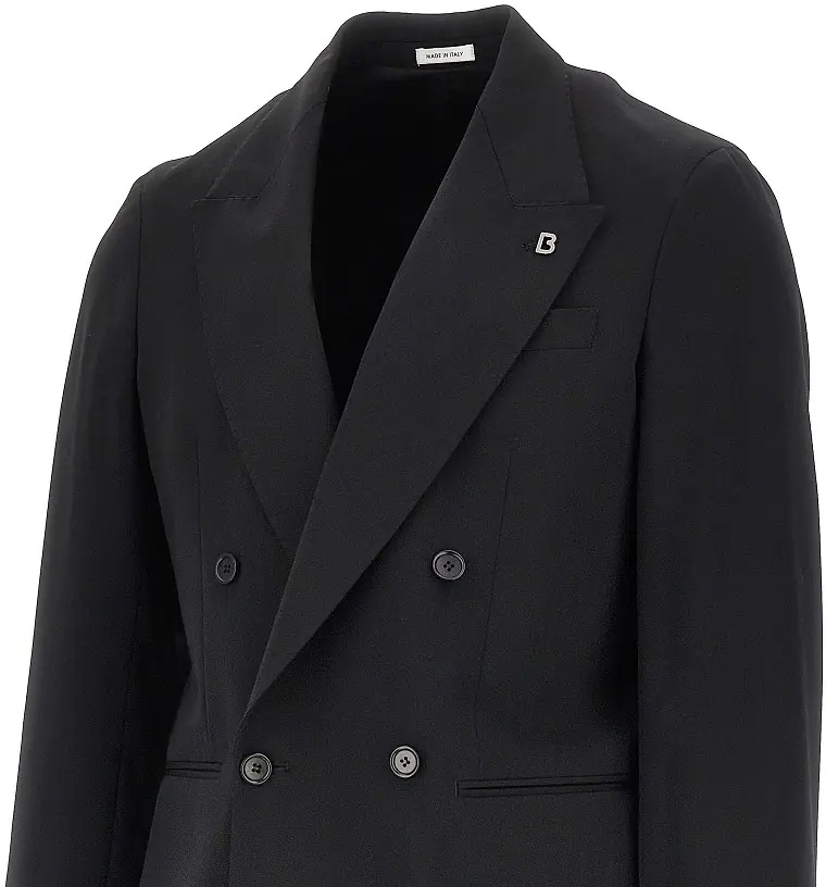 Jacheta 'Arezzo' wool-blend double-breasted jacket - Img 2