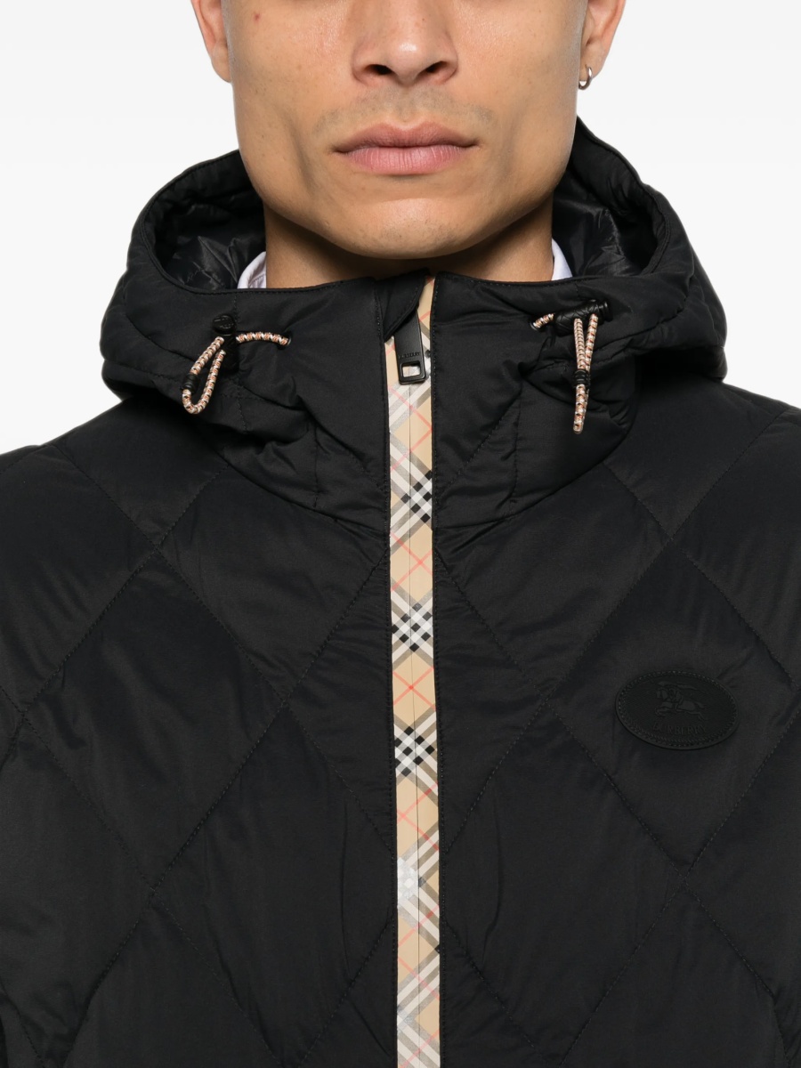 Jacheta Burberry neagra din poliamida - Img 5
