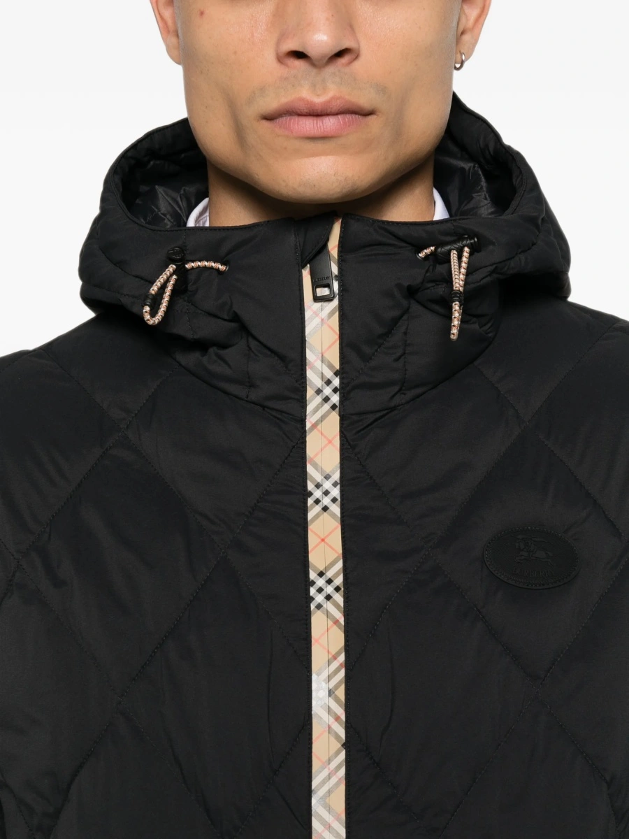 Jacheta Burberry neagra din poliamida - Img 5