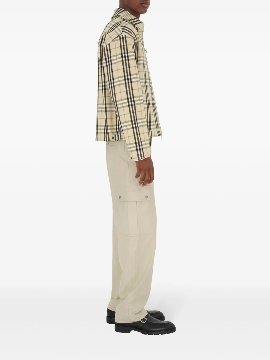 Jacheta camasa Burberry vintage check neutra - Img 3