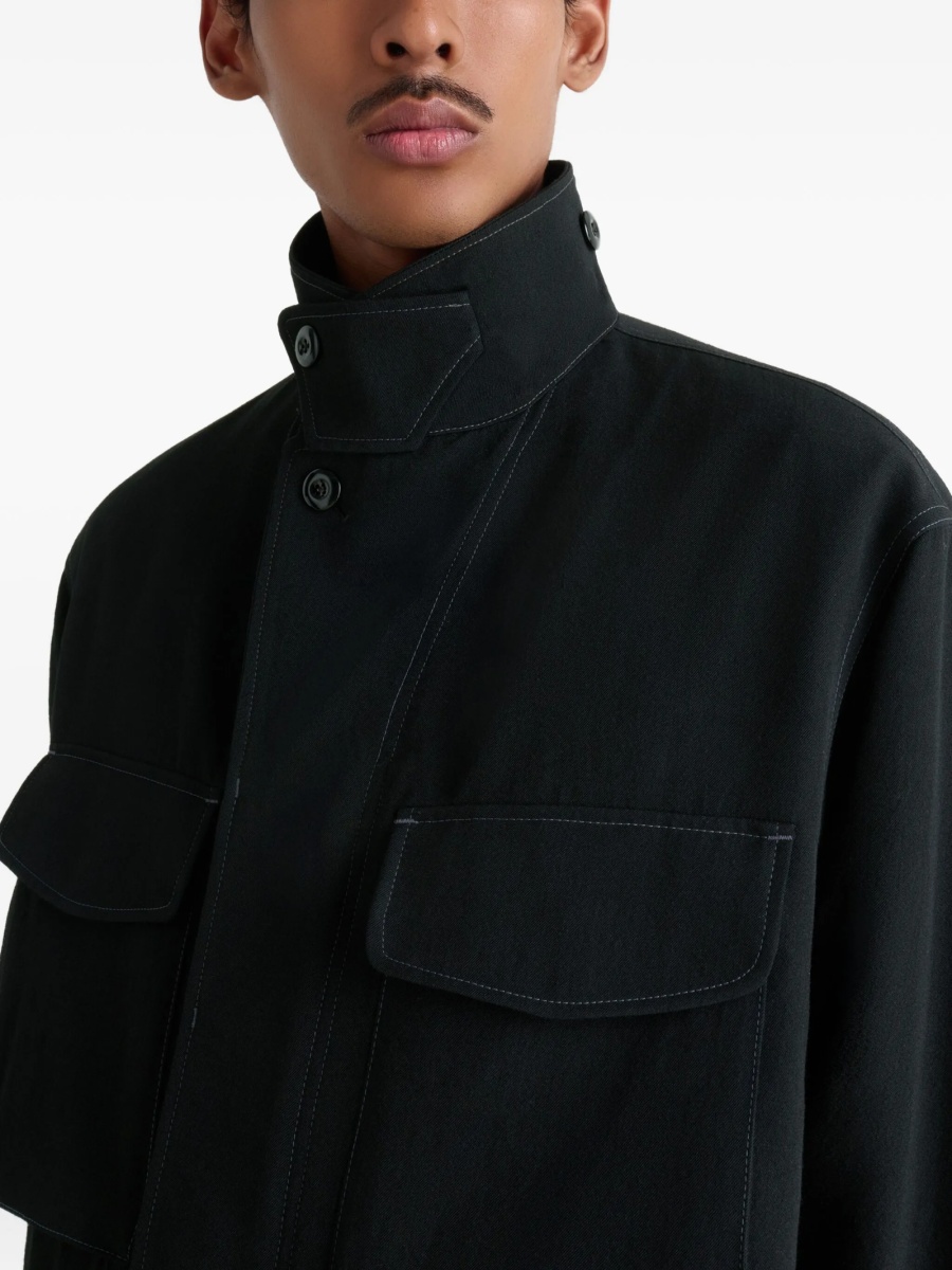 Jacheta camasa LEMAIRE neagra - Img 5