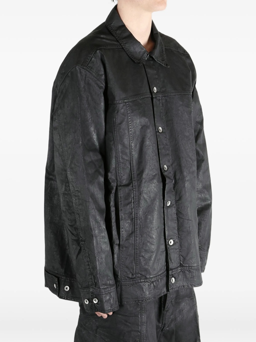 Jacheta camasa Rick Owens neagra - Img 4