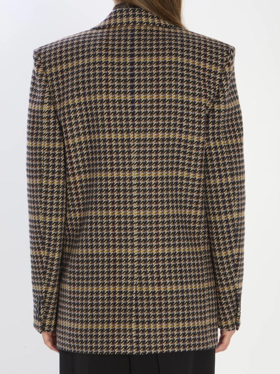Jacheta Checked Wool Jacket - Img 4