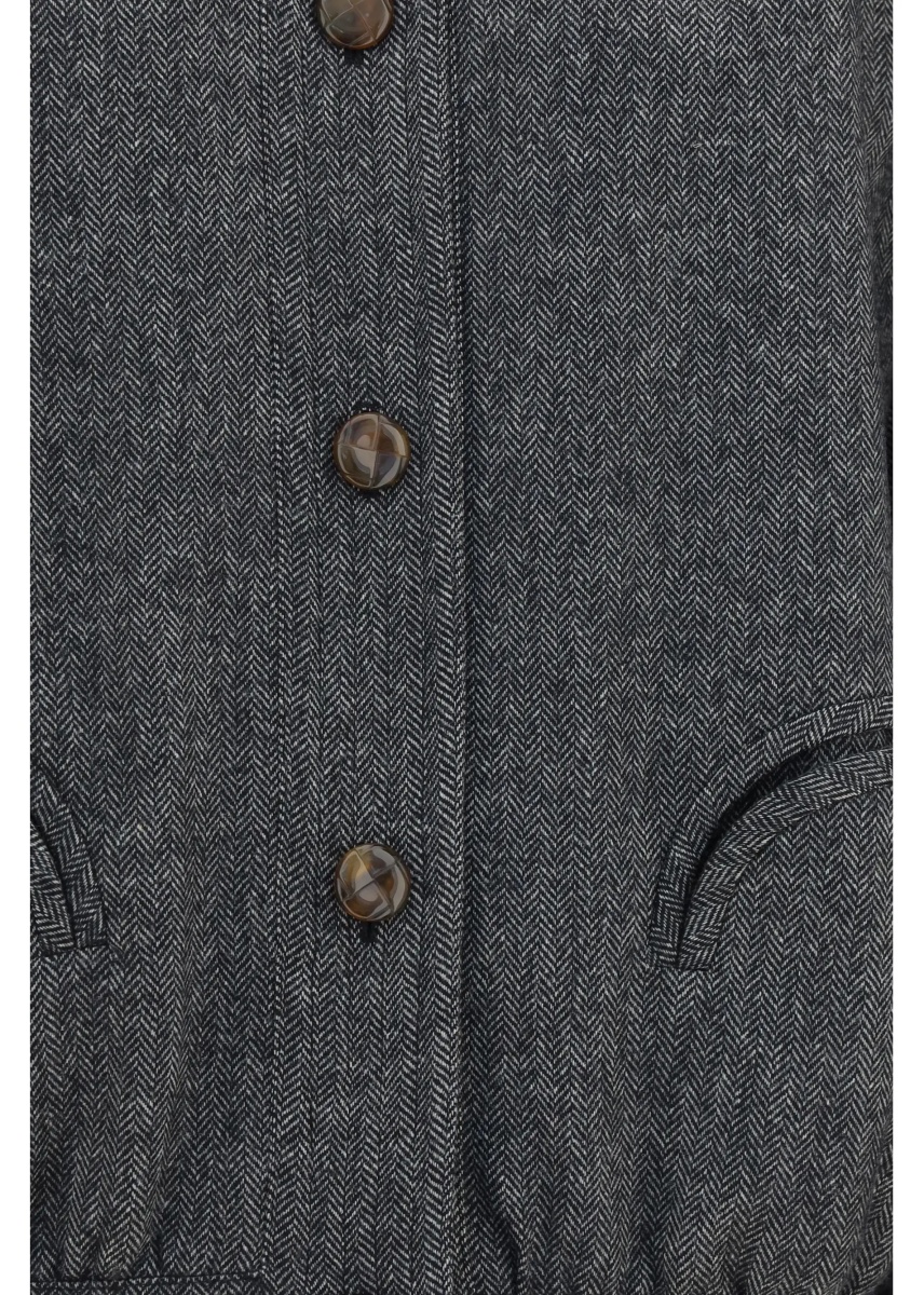 Jacheta Coiba Herringbone wool blend Jacket - Img 3