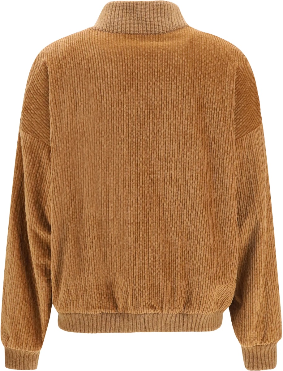 Jacheta Corduroy Jacket with embellished button closure - Img 2