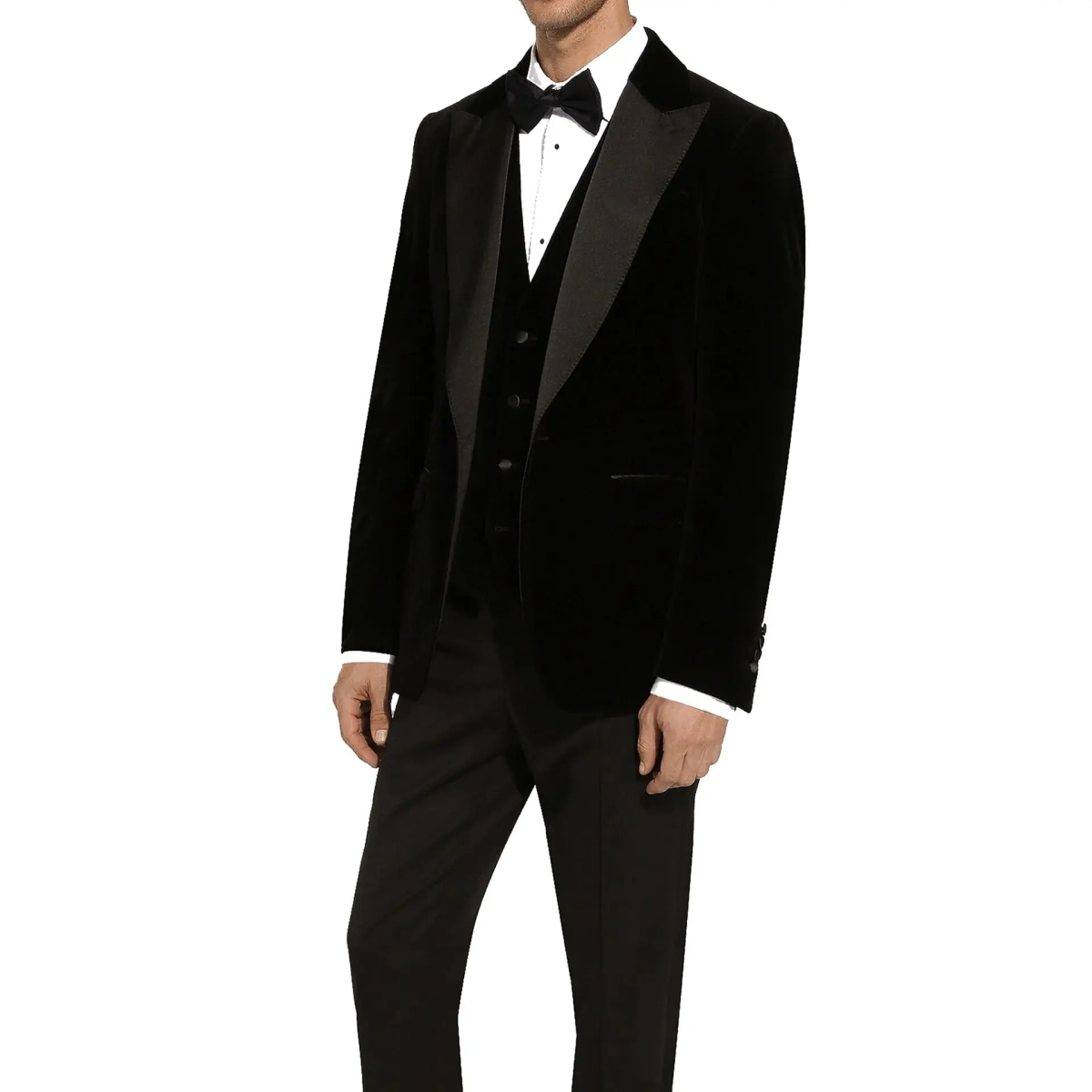 Jacheta Dolce &amp; Gabbana Tuxedo Velvet Jacket - Img 2