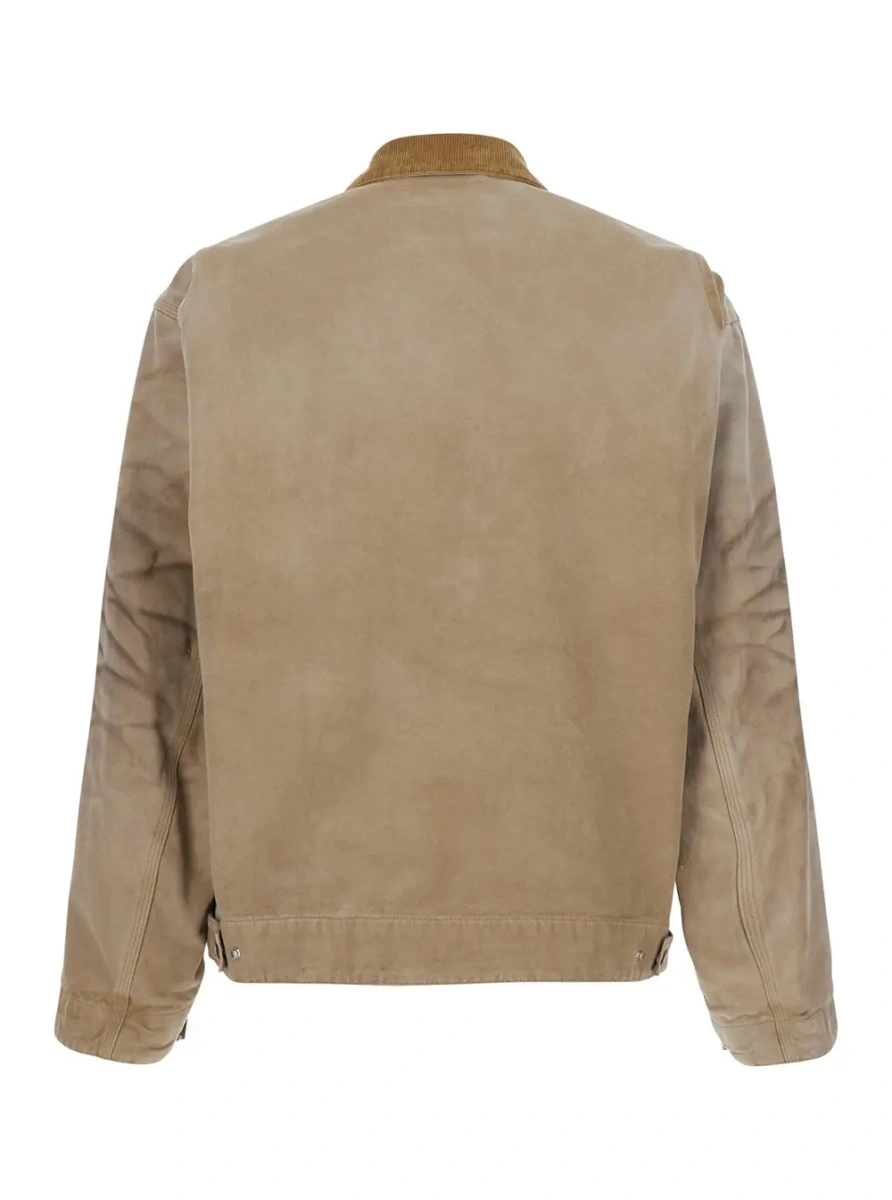 Jacheta Golden Goose bej din bumbac - Img 2