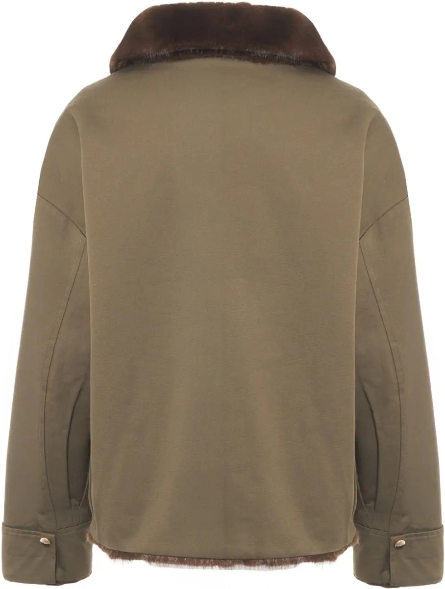 Jacheta Jacket with faux fur collar - Img 3