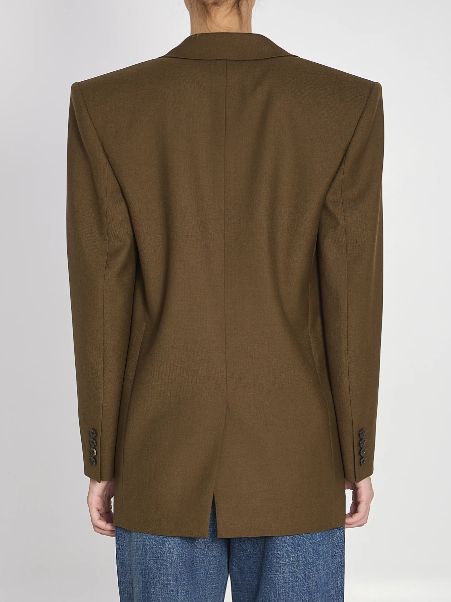 Jacheta Khaki Wool Jacket - Img 4