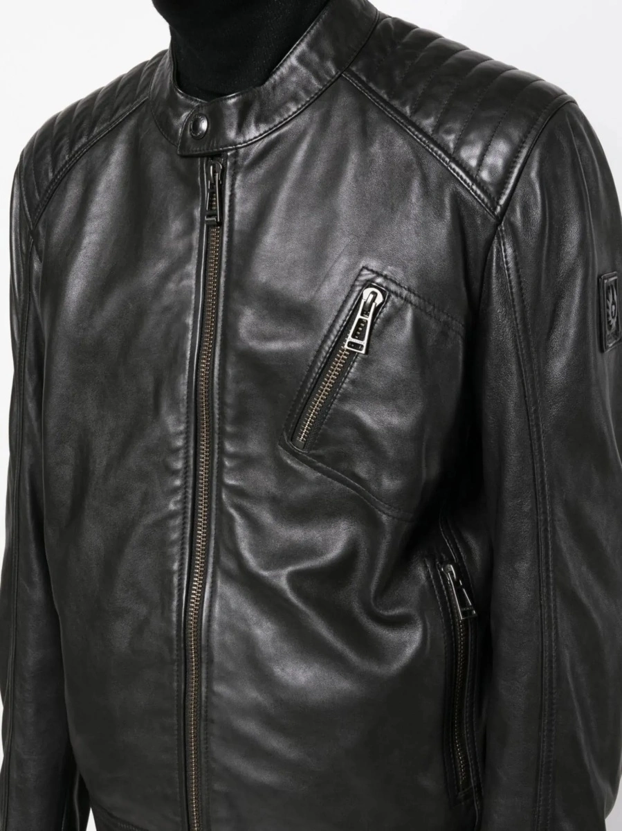 Jacheta Lambskin V Racer Jacket - Img 5