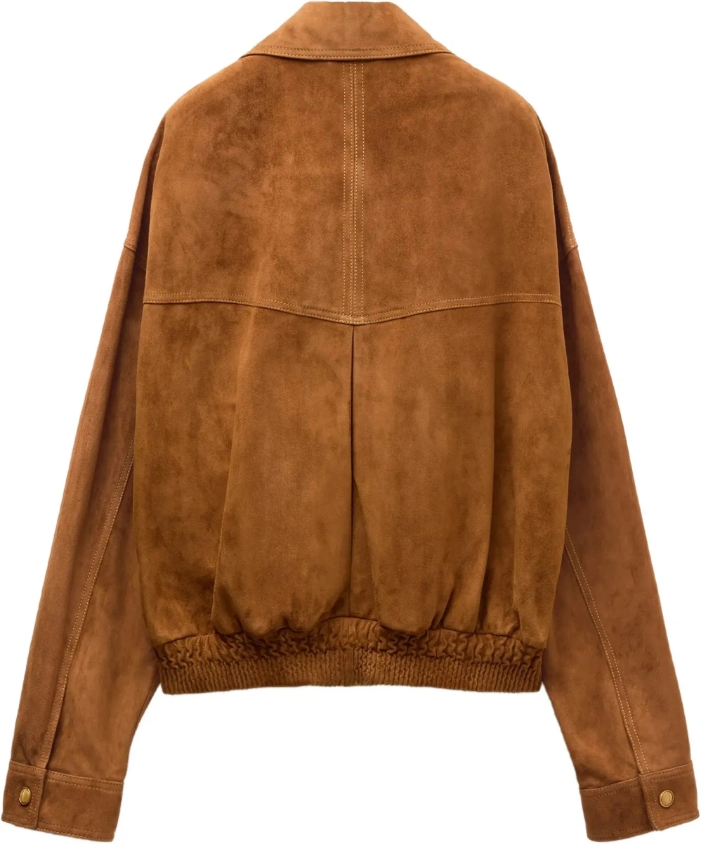 Jacheta Leather button Jacket - Img 4