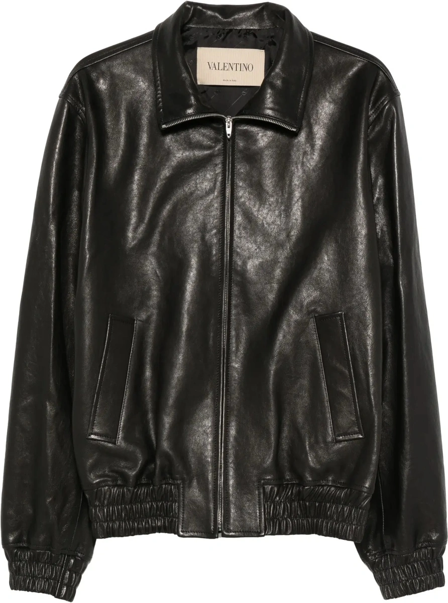 Jacheta Leather Zip Jacket - Img 6