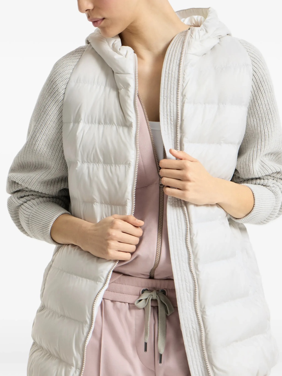 Jacheta Long monil chain Puffer Jacket - Img 7