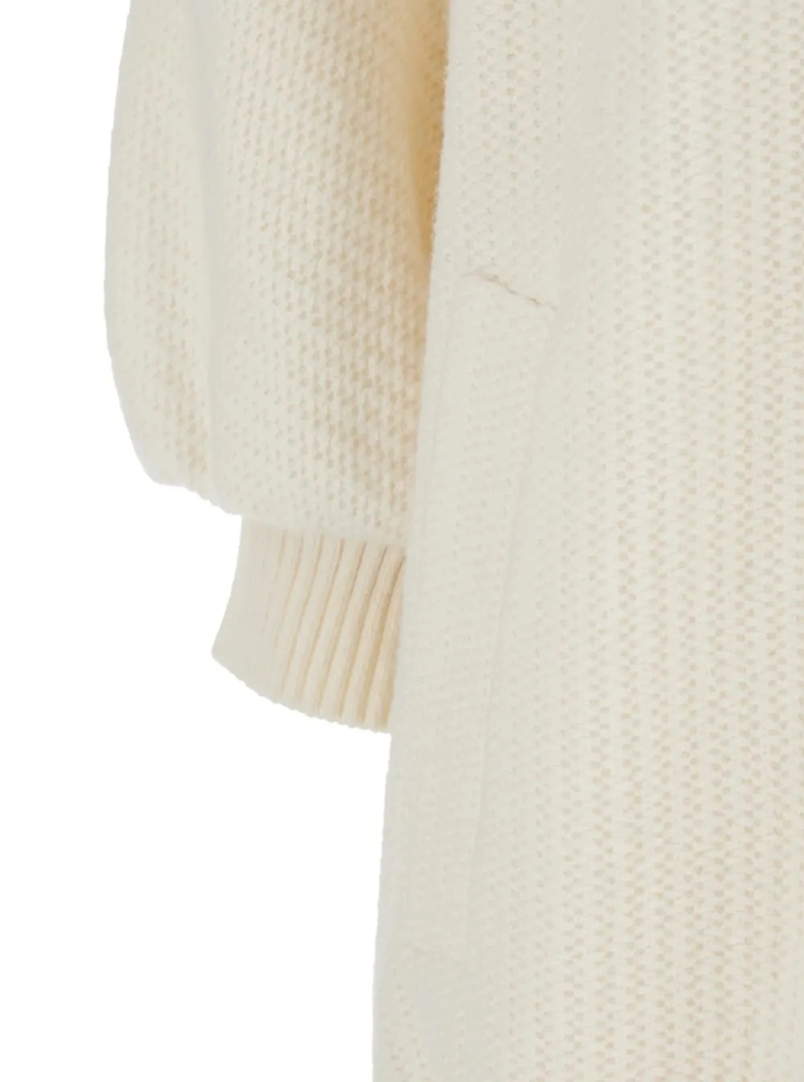 Jacheta Max Mara alba din lana si casmir - Img 3