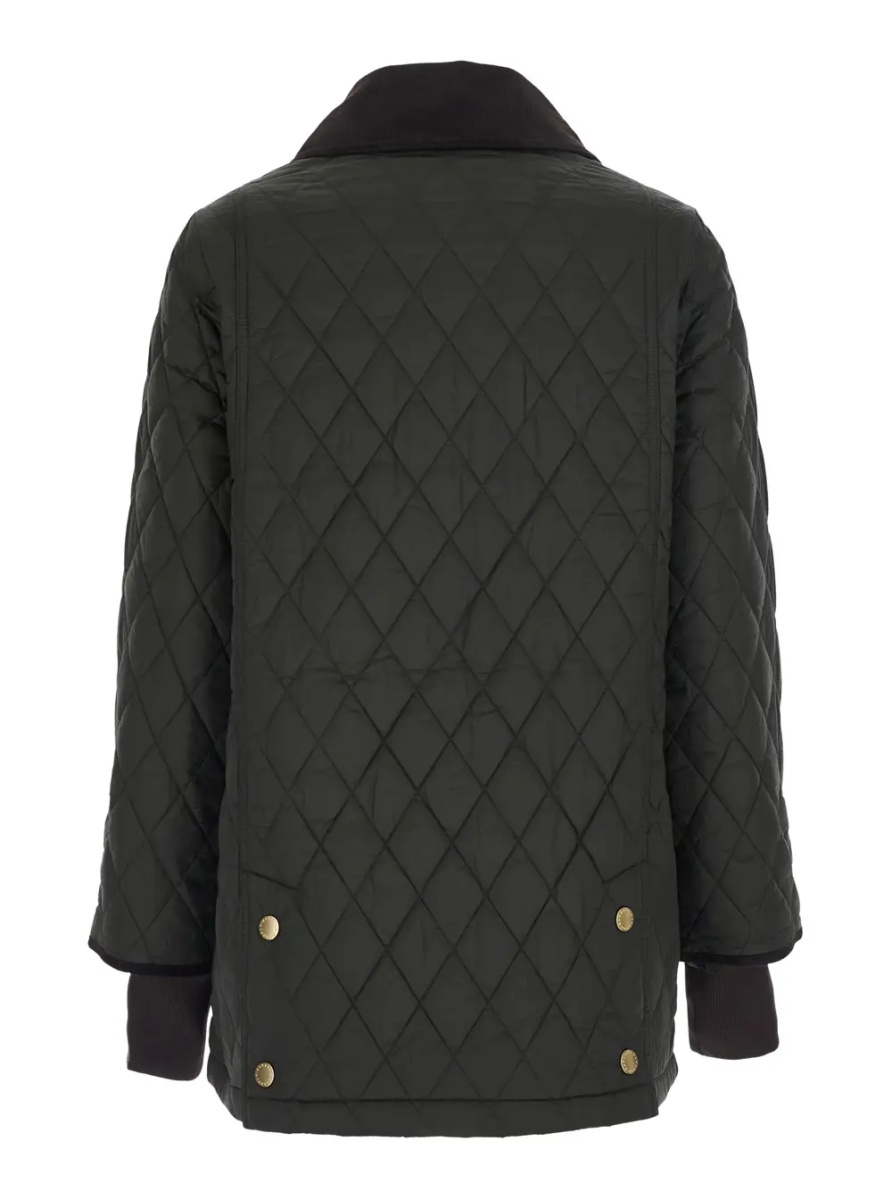 Jacheta 'Modern Beadnell' green Jacket with logo lettering and quilted design in Tech Fabric women - Img 2