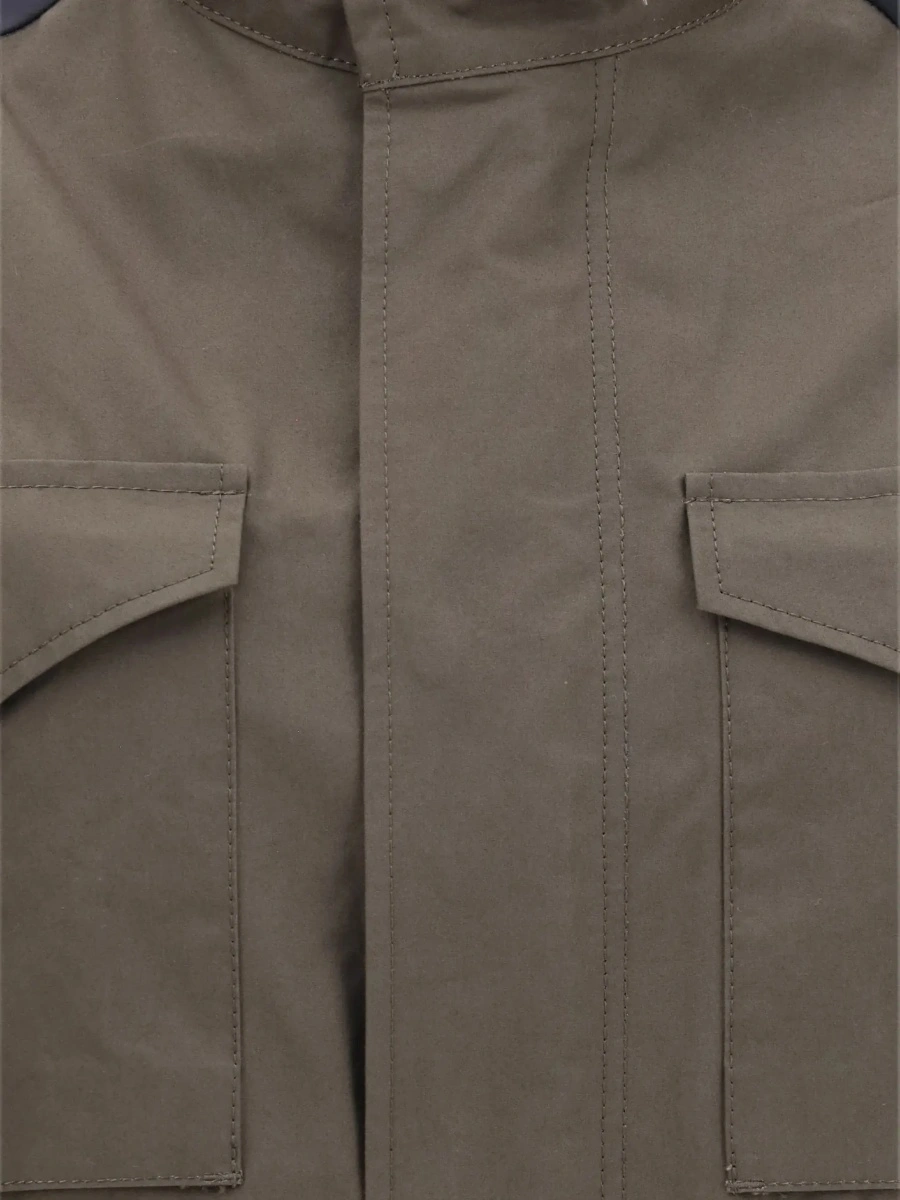 Jacheta Nylon and cotton Jacket with three-quarter sleeves - Img 5