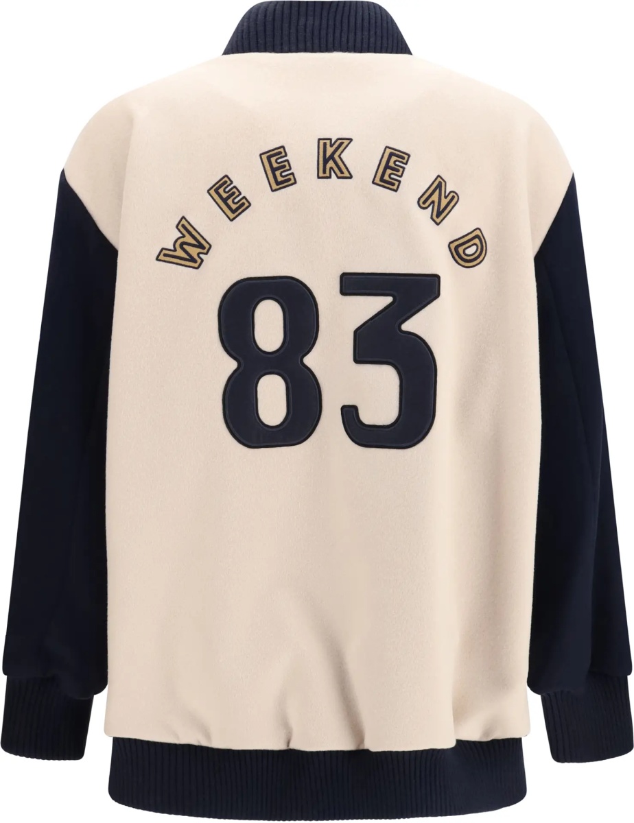 Jacheta Oversized Bomber in double wool - Img 2