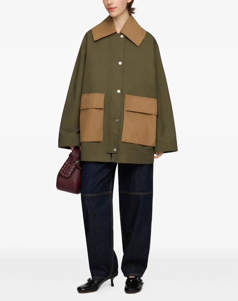 Jacheta Oversized cotton Jacket - Img 4