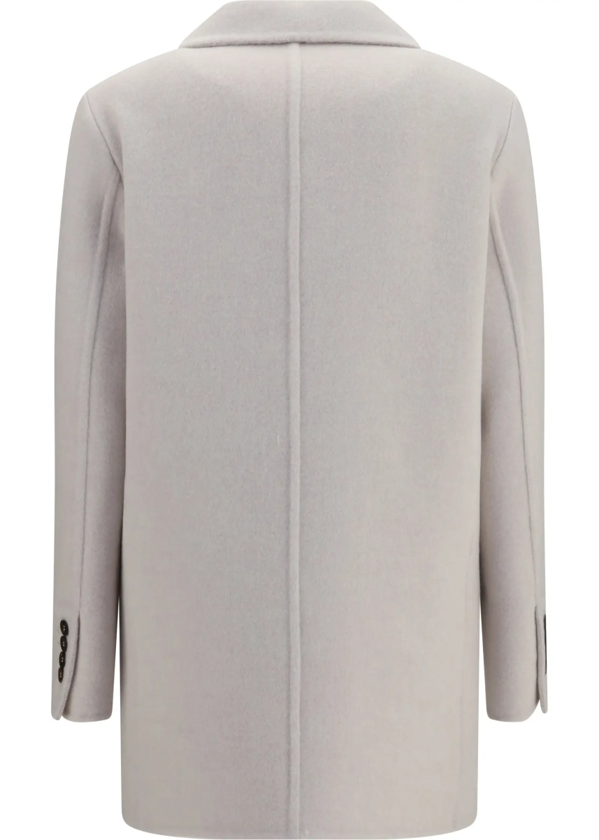 Jacheta Single-breasted wool and cashmere Jacket - Img 2