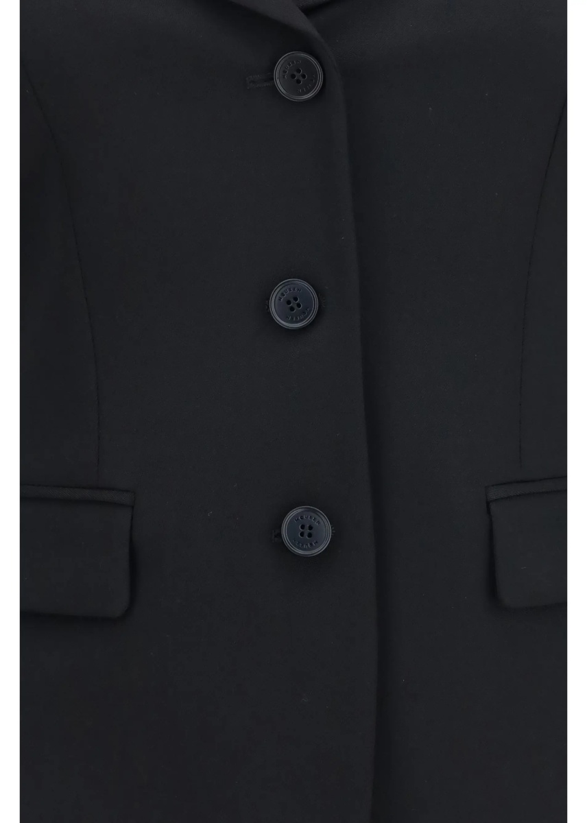 Jacheta Structured off-shoulder Jacket with harness details - Img 3